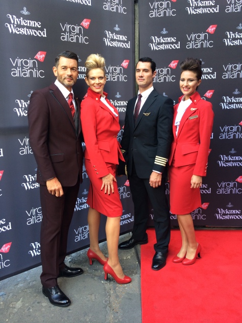 Yes these people are real life cabin crew... they may look like models, but lookout for them on your next flight!