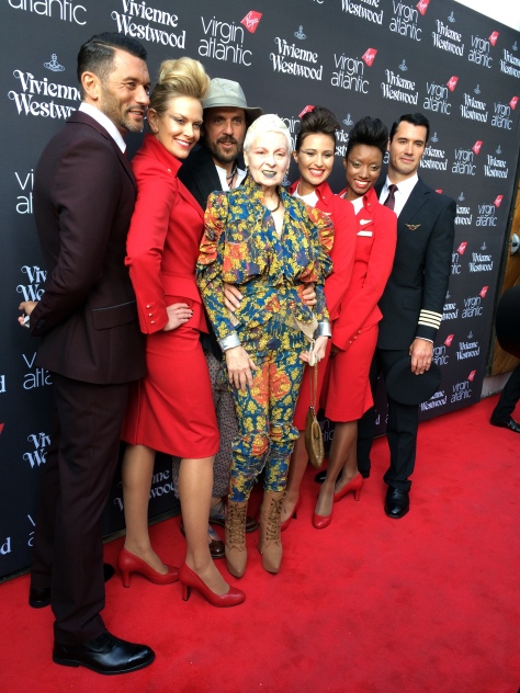 Vivienne Westwood and our Cabin Crew in their new uniform